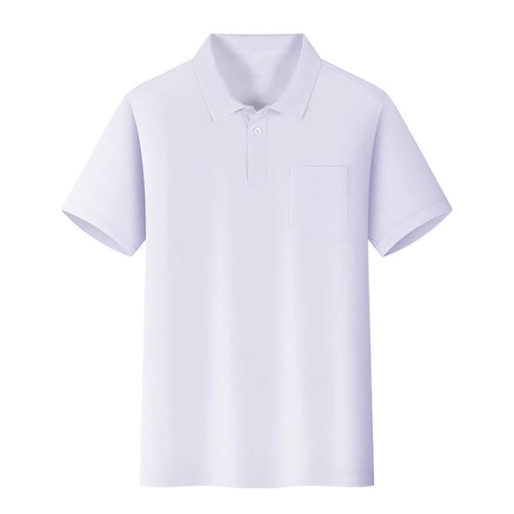 Polos pour Garçons, Chemises Blanches d'Uniforme Scolaire, Chemises à Manches Courtes pour Tout-Petits, Chemise d'Été, Tenue pour Garçons de 9-10 Ans