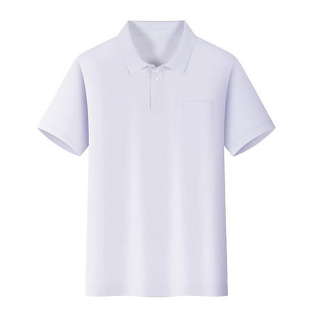 Little Kid Kids Boys Girls Short Sleeve Shirt With Pocket Button Closure Comfortable & Soft Fabric Athletic Long Sleeve Shirt Boys High Tops Toddler Holiday Tee Shirts Teen 7-8 Years White