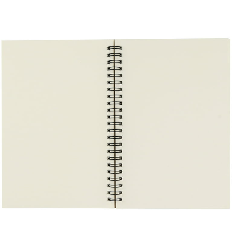 A4 Student Spiral Blank Sketchbook 50 Sheets 100gsm Thicker Oil