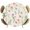 Yellow, variant on Elastic Fitted Round Tablecloth, Pink Spring Floral Waterproof Stretch Table Cover for 55"-60" Tables, Flowers Elegant Pastoral Leaves Washable Outdoor Tablecloths for Patio, Picnic, Camping