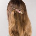 thumbnail image 3 of Clip de pelo femenino con diseño de flores, pasadores decorativos para el pelo, Clip grande de pico de pato, 3 of 7