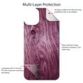 thumbnail image 4 of DistinctInk Custom SKIN / DECAL compatible with OtterBox Symmetry for iPhone 11 (6.1" Screen) - Fuchsia Weathered Wood Grain Print - Printed Wood Grain Image, 4 of 5