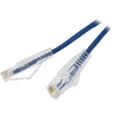 thumbnail image 1 of Nippon Labs 28 AWG Snagless Ultra Slim Cat6  Ethernet Patch Cable - Network Internet Cord - RJ45, Stranded, 550Mhz, UTP, - 20ft, Blue, 1 of 2