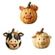 thumbnail image 4 of Naiovety Bonita decoración de cerdo, divertidas estatuas de otoño, estatua de calabaza de Halloween para de comedor y chimenea (cerdo, vaca, Kits de decoración para fiestas cerdo, 4 of 6