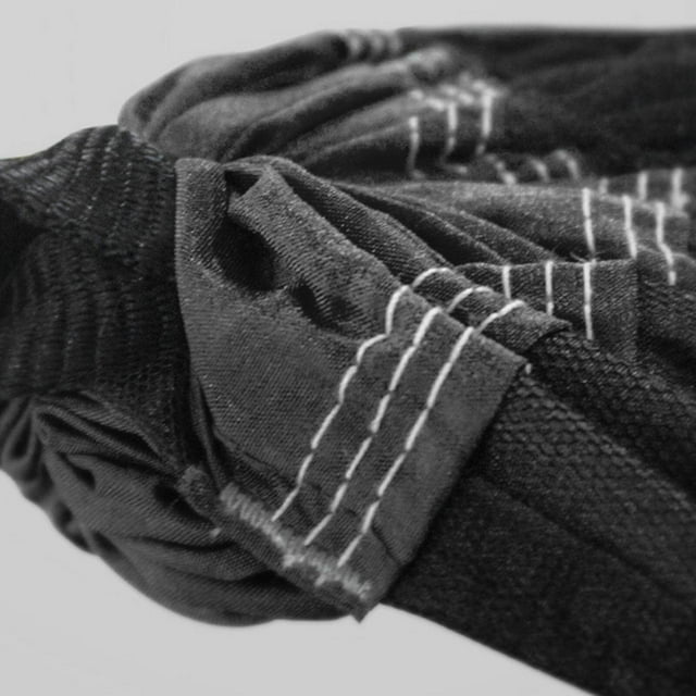 tredstone Hamac de Camping avec Filet Lit de Sommeil Suspendu Balançoire Noir
