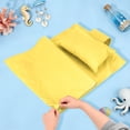 thumbnail image 4 of Uxcell Chaise Longue de Plage en Toile de Remplacement avec Coussin Jaune, 4 of 7