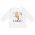thumbnail image 3 of Inktastic It's My Fourth Birthday Boys or Girls Long Sleeve Toddler T-Shirt, 3 of 5