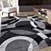 thumbnail image 3 of Tapis Moderne Contemporain 6' 6" X 9' Gris, 3 of 5