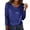 Blue, variant on 2026 New!Women's Sequin Sparkly Long Sleeve Blouse, Crewneck Tops for New Year Nye Outfits