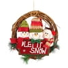 Fidget Toys Christmas Wreath for Front Door Wreaths Home Door Hanger Wall Car Decoration Wooden