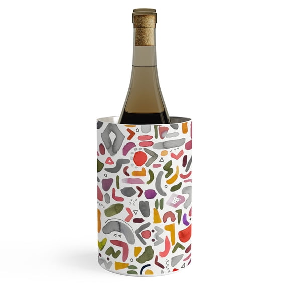Society6 Ninola Design Tribal Watercolor Retro Cowboy Wine Chiller