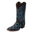 thumbnail image 1 of Ferrini Western Boots Men Barbed Wire Square Pull Strap Lined 11293, 1 of 1