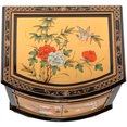 thumbnail image 5 of Oriental Furniture Gold Lacquer End Table - Birds and Flowers, 5 of 7