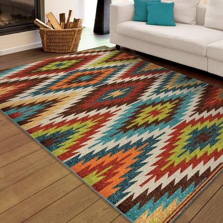 Orian Rugs Indoor Outdoor Bright Aztec Prescott Multi Area Rug Orian Rugs Indoor Outdoor Bright Aztec Prescott Multi Area Rug