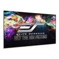 thumbnail image 2 of Elite Screens Edge Free Ambient Light Rejecting Fixed Frame Projection Projector Screen,Aeon CineGrey 3D Series, 100-inch 16:9 for Home Theater, Movie and Office Presentations AR100DHD3, 2 of 4