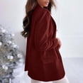 thumbnail image 5 of Clearance LYXSSBYX Blazers for Women Business Casual Women's Casual Lightweight Blazer Open Front Lapel Long Sleeve Jacket Suits Work Office Jackets Blazer for Daily/Work, 5 of 9