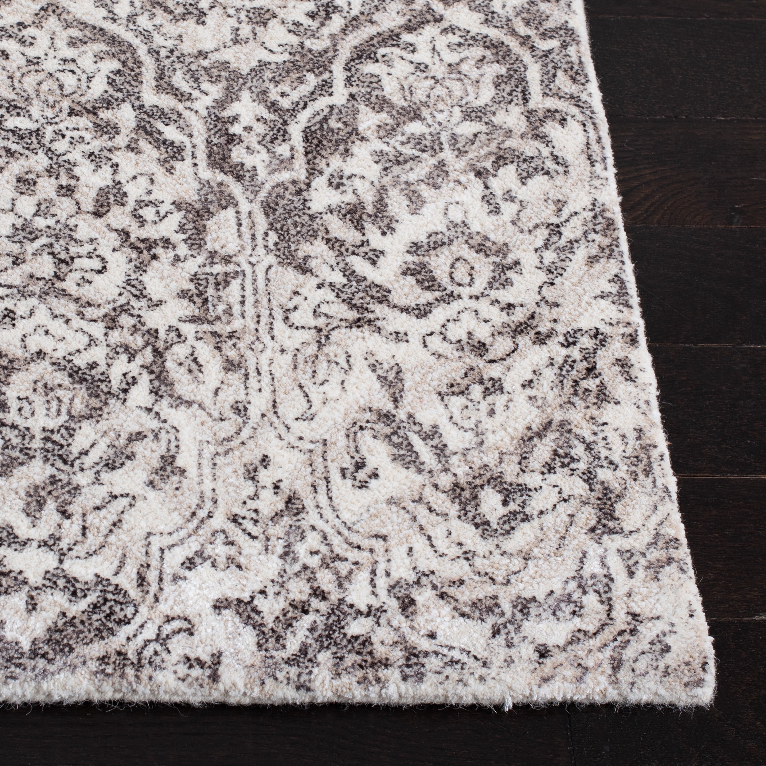 SAFAVIEH Restoration Vintage Delmar Abstract Runner Rug, Beige/Ivory, 2'3" x 8'