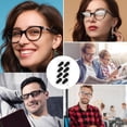thumbnail image 5 of Soft Foam Nose Pads Topboutique Black Eyeglass Nose Pads Grips Self Adhesive Non-Slip Eyeglass Nose Pads Non Slip Eye Glasses Nose Pads for Plastic Frame - Water Drop Shape (20 Pairs,Skin/1.5 mm), 5 of 7