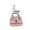 Pink, variant on Small Pouches Keychain Charm Coin Purse PU Leather Organizers for Women Lipsticks Card and Data Cable Storage Solution