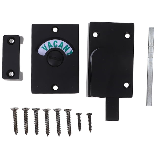 unbranded 1Jgo Cerradura De Seguridad Para Negro Con Indicador De Ocupación Fácil Instalación Y Durable