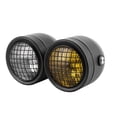 thumbnail image 2 of Motorcycle Front Light,8.2in Retro Headlight Headlamp Universal Headlight Headlight Replacement True Excellence, 2 of 5