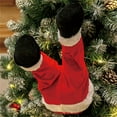 thumbnail image 3 of Lighted Elf Legs for Christmas Tree with USB Cable, Bendable Poses Festive Indoor Outdoor Holiday Decorations, 3 of 8