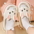 thumbnail image 2 of Woman Slippers Rabbit Cartoon cute Kawaii Summer beach outdoor flip flops Sandals anti-slip EVA funny soft indoor home house new, 2 of 6