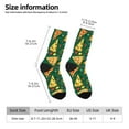 thumbnail image 2 of Pofeuu Pizza Print Crew Socks, Adult Running Hiking Socks for Youth and Adult, 2 of 6