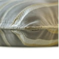 thumbnail image 5 of The HomeCentric Pillow Case With Zipper, Decorative Gray Pillow Covers, Pack of 2, 14x14 inch (35x35 cm) Jacquard Silk Lines Throw Pillow Covers, Abstract Pattern Modern Style Easter - Sway With Me, 5 of 10