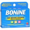 Bonine Motion Sickness Protection, Chewable Tablets, Raspberry 8 ea (Pack of 3)