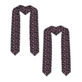 thumbnail image 2 of Fotbe Breast Cancer Awareness (2) Printed Class of 2024 Graduation Stole, 2 of 7