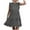 Black, variant on 2026 ! under $5 asdoklhq Womens Plus Size Dresses,Women's Dress Spring/Summer O-Neck Sleeveless Ruffled Floral Dress Skirt
