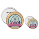 thumbnail image 1 of Parque de diversiones Black Ferris Wheel patron Insignia insignia botón diseño conjunto, 1 of 3
