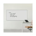 Universal Melamine Dry Erase Board, 96" x 48", SatinFinished Aluminum