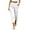 White, variant on yillto Capris for Womens Straight Leg Pants with Pockets Fashion Cargo Outfit High Waist Dressy Pant