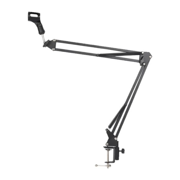 Soporte de brazo para micrófono, soporte de escritorio, soporte de brazo para micrófono con clip para grabación de transmisión