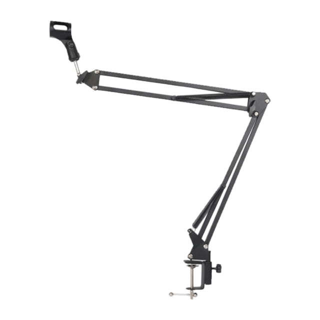Soporte de brazo para micrófono,Abrazadera para montaje en escritorio con brazo articulado para micrófono,Soporte de brazo articulado para micrófono giratorio 360 degree,Abrazadera de montaje de