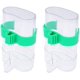 thumbnail image 4 of Juego de 2 dispensadores de agua para pájaros automáticos transparentes JFHHH pequeña, 4 of 5