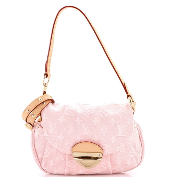 Pre-Owned Sunset Handbag LV Remix Monogram Denim By Rebag