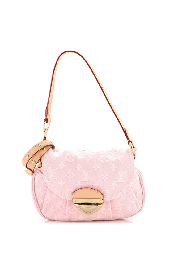Pre-Owned Sunset Handbag LV Remix Monogram Denim By Rebag