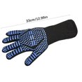 thumbnail image 2 of Haxmnou BBQ Gloves, Oven Gloves Extreme Heat Resistant, Grilling Gloves Silicone Non-Slip Oven Mitts, Kitchen Gloves for BBQ, Grilling, Cooking, Baking, 2 of 3