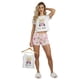 thumbnail image 1 of Pijama 3 Piezas Mujer Short Blusa Playera Suave Cómoda Relax, 1 of 9