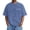 Blue, variant on Washed Vintage T Shirts for Men 2026 Summer Casual Short Sleeve Crewneck Japanese Printed Tee Shirt