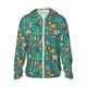 thumbnail image 1 of Fotbe Jungle Animals Chaqueta con Protección Solar UPF 50+ para Hombre y Mujer, Camisa con Capucha y Bolsillos-3X-Large, 1 of 7