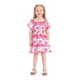 thumbnail image 4 of Vestido Disney Princess Ariel con volantes, manga corta, para niña, 4-5T, 4 of 6