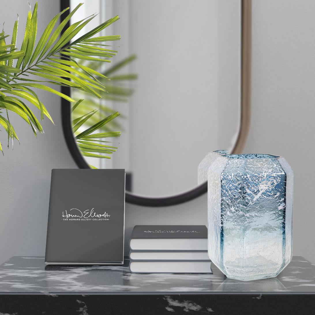Lonsdale Iridescent Tall Glass Vase