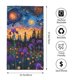 thumbnail image 2 of Fotbe Cosmic Irises At Twilight Toalla Premium con Patrón, Toalla de Microfibra de Secado Rápido, Ligera y Altamente Absorbente (27.5x16in), Ideal para Uso Diario, 2 of 6