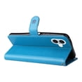 thumbnail image 5 of Allytechgroup for iPhone 16e Case with Credit Card Slot, PU Leather RFID Blocking Wallet Flip Case with Stand Wrist Strap Shockproof Protective Back Cover for iPhone 16e, Blue, 5 of 7