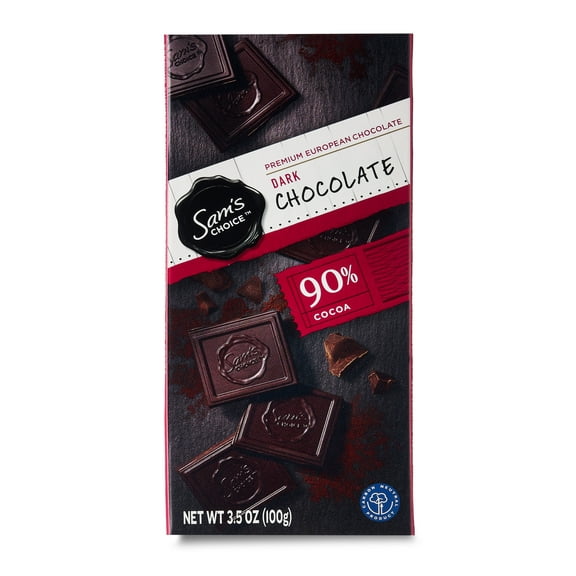 Sam's Choice 90% Cocoa Swiss Dark Chocolate, 3.5 oz