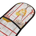 thumbnail image 4 of Yayeee Double Oven Mitt Kitchen Heat Resistant Baking 35" x7" Quilted Glove, Beach Crab, 4 of 6